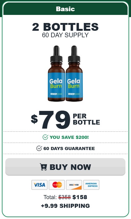 GelaBurn 2-Bottle Price